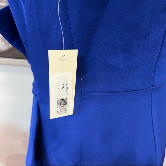 Eliza J Sleeveless Cascading Ruffle Front Gown - Blue - New With Tag - Reemoly - Picture 14 of 16